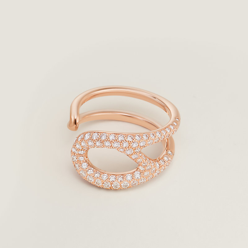 Chaine d'ancre Punk ring, medium model | Hermès Canada